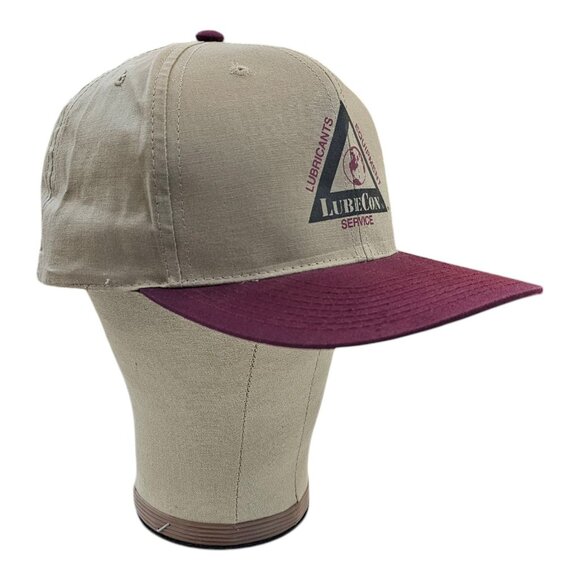 LubeCon Equipment Service Adjustable Snapback Cap Vintage Trucker Baseball Hat - Picture 3 of 13